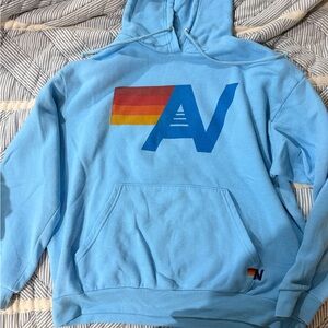 Aviator Nation Light Blue Hoodie